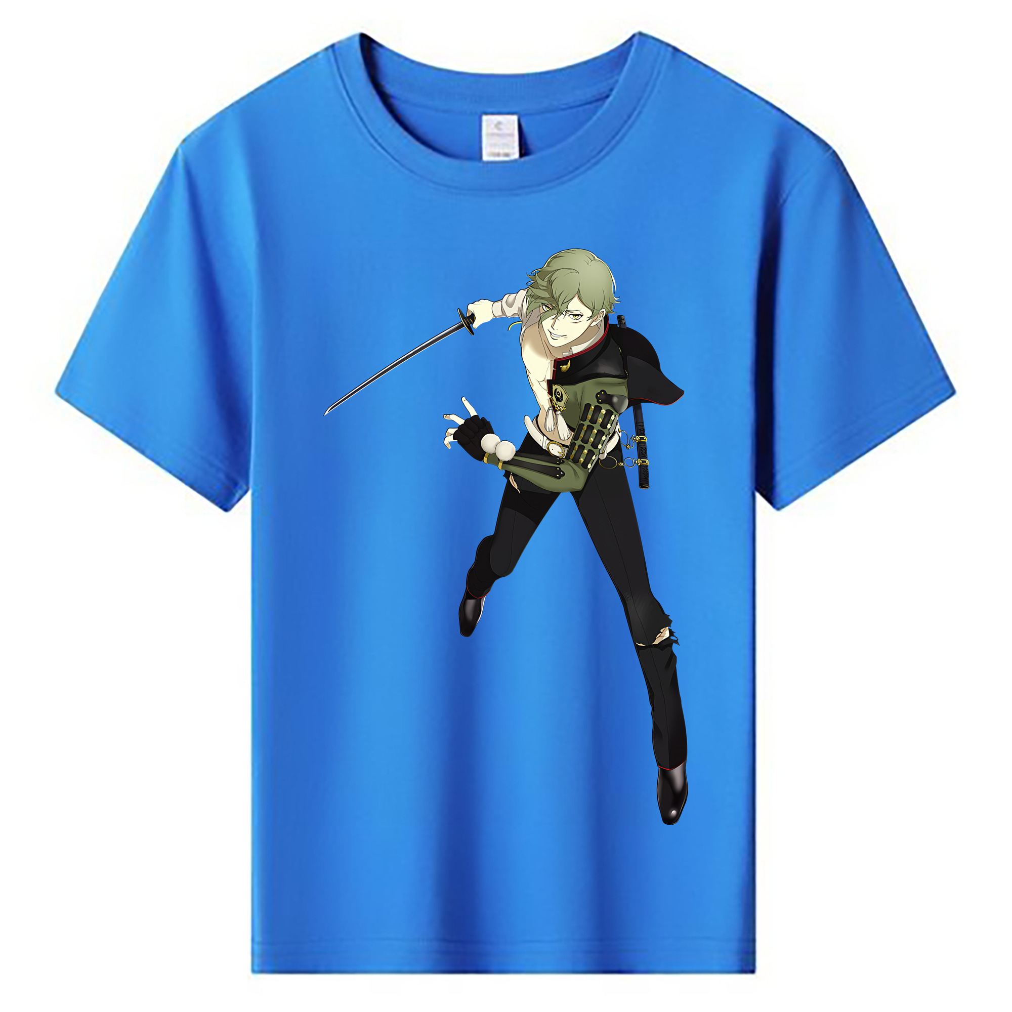 （画像用） 刀剣乱舞 Touken Ranbu 綿100％キッズTシャツ（フロントプリント）